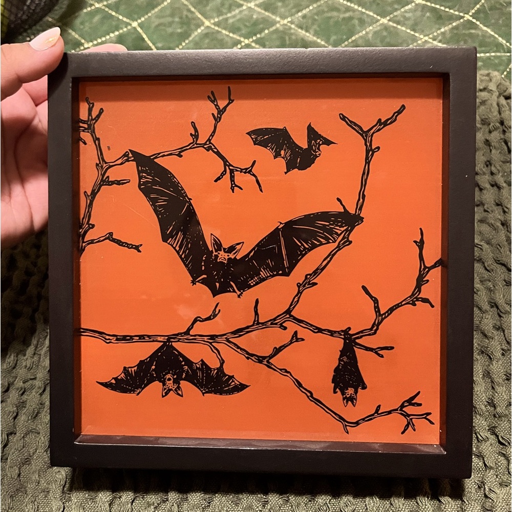JOANN’s light up bat shadow box frame